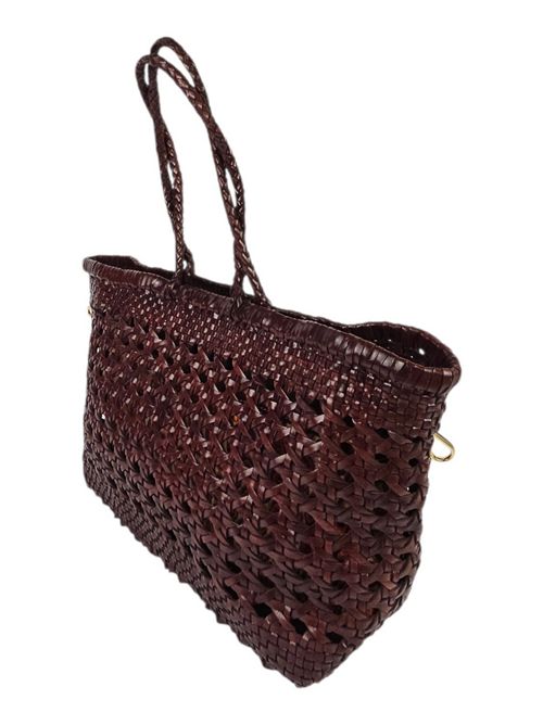 shopping donna in pelle traforata bordeaux Vetra Studio | JESSIE-WOVENV07